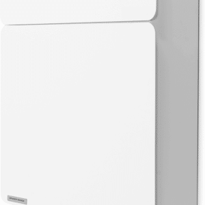 Postkasse Spinder Design Inbox i hvidt stål - vejrbestandig brevkasse 40Ã39Ã11 cm